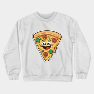 Happy Pizza Crewneck Sweatshirt